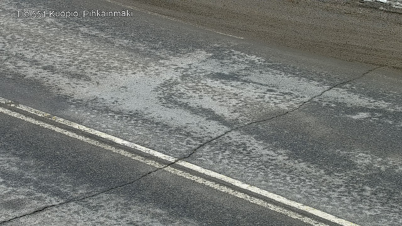 Weather Camera Image Road 551 Kuopio, Pihkainmäki, Kuopio, Pohjois-Savo