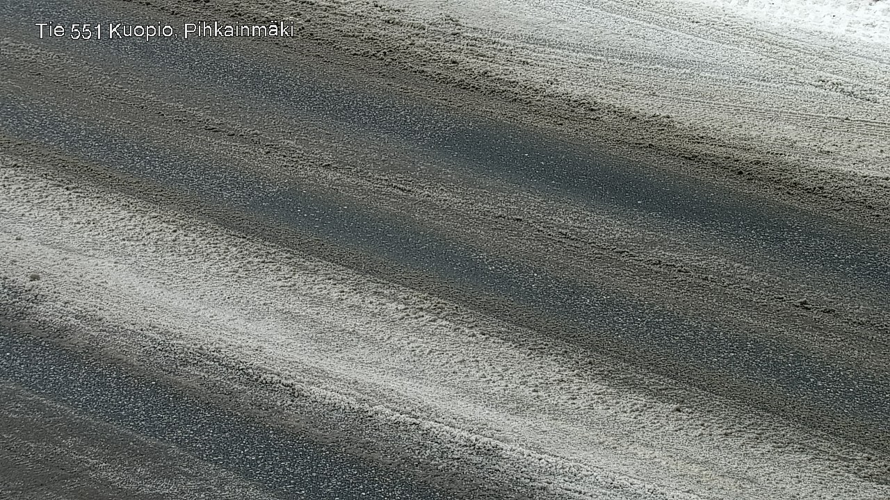 Weather Camera Image Road 551 Kuopio, Pihkainmäki, Kuopio, Pohjois-Savo