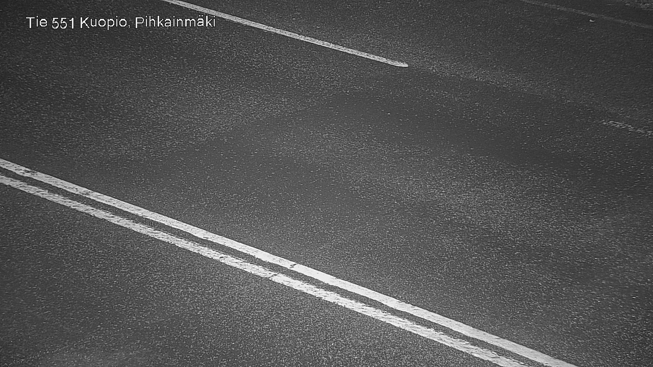 Weather Camera Image Road 551 Kuopio, Pihkainmäki, Kuopio, Pohjois-Savo