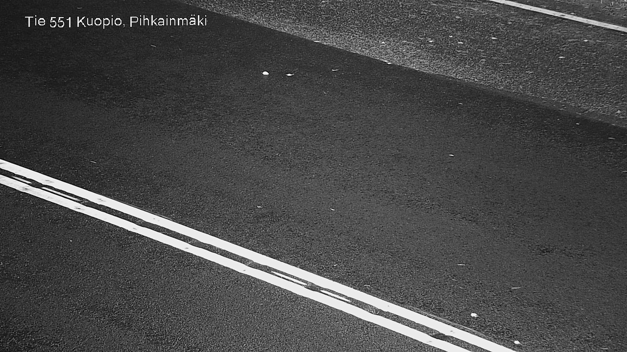 Weather Camera Image Road 551 Kuopio, Pihkainmäki, Kuopio, Pohjois-Savo