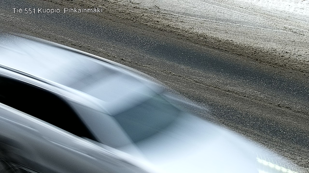 Weather Camera Image Road 551 Kuopio, Pihkainmäki, Kuopio, Pohjois-Savo
