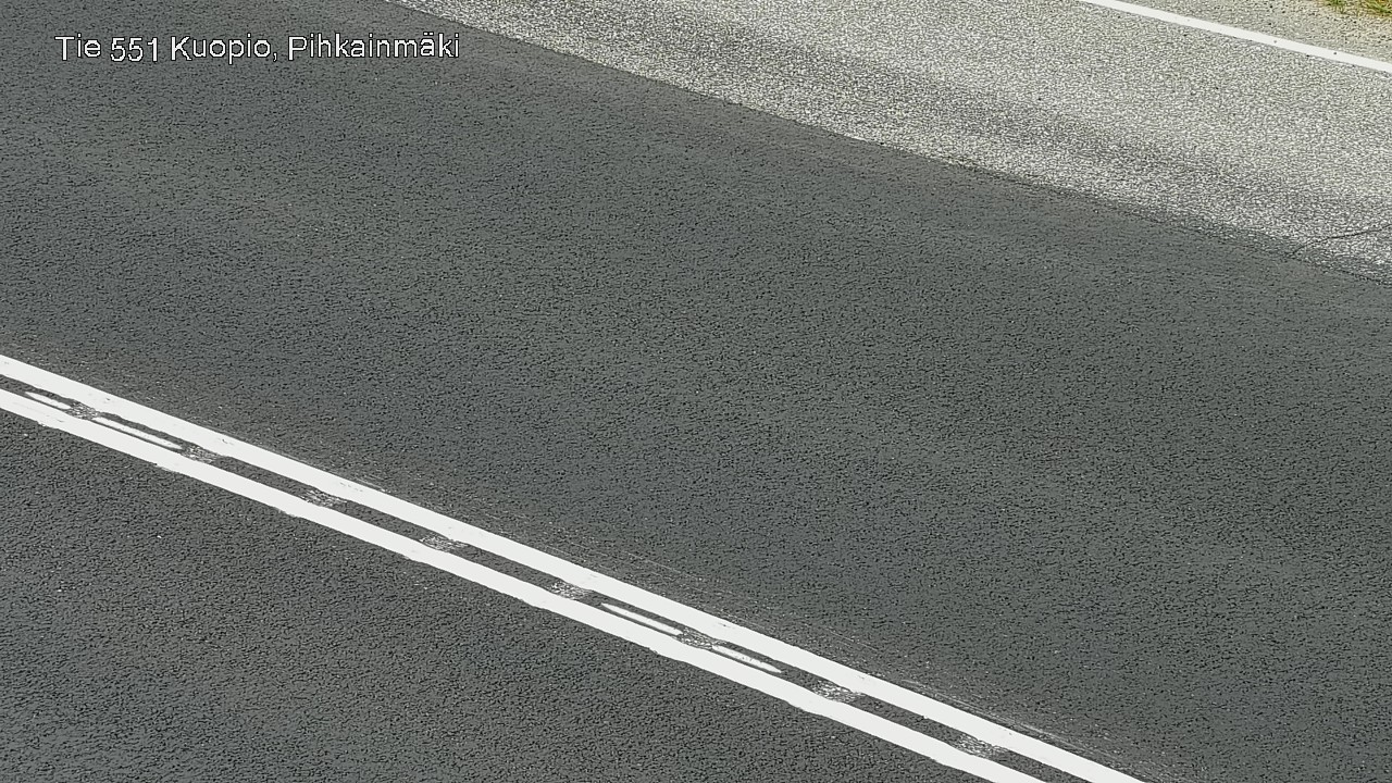 Weather Camera Image Road 551 Kuopio, Pihkainmäki, Kuopio, Pohjois-Savo