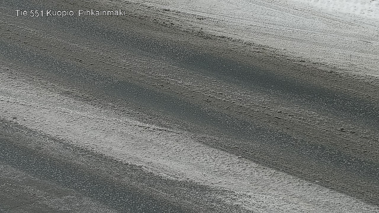 Weather Camera Image Road 551 Kuopio, Pihkainmäki, Kuopio, Pohjois-Savo