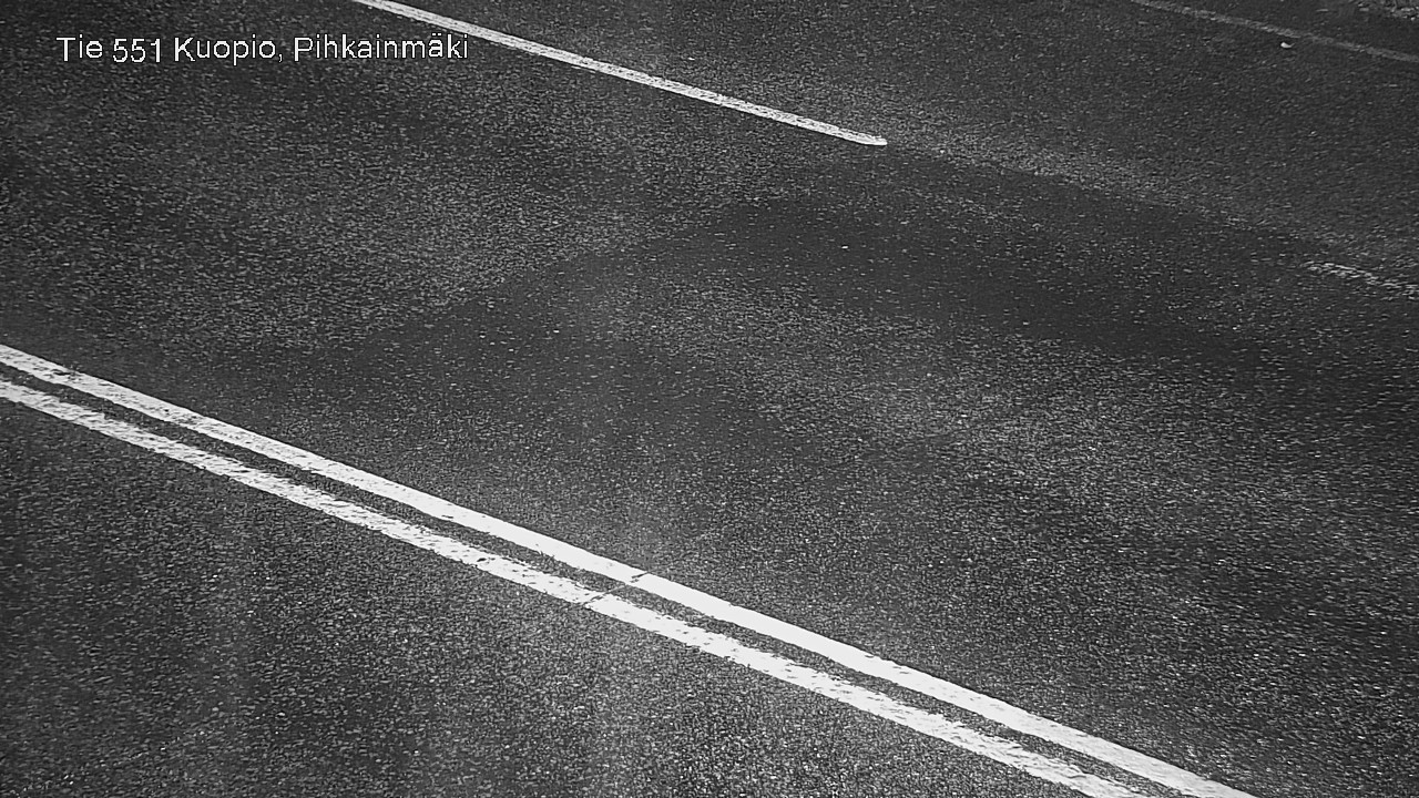 Weather Camera Image Väg 551 Kuopio, Pihkainmäki, Kuopio, Pohjois-Savo