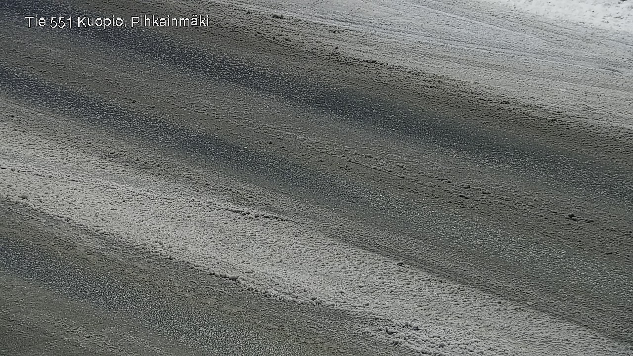 Weather Camera Image Road 551 Kuopio, Pihkainmäki, Kuopio, Pohjois-Savo