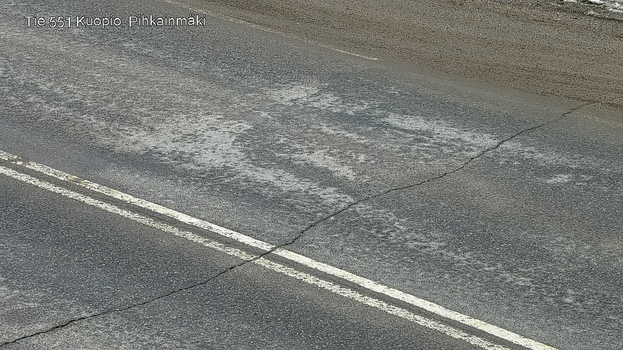 Weather Camera Image Road 551 Kuopio, Pihkainmäki, Kuopio, Pohjois-Savo