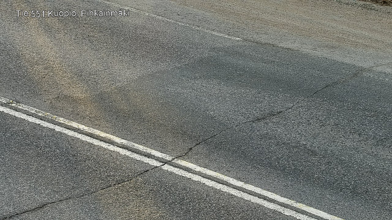 Weather Camera Image Road 551 Kuopio, Pihkainmäki, Kuopio, Pohjois-Savo