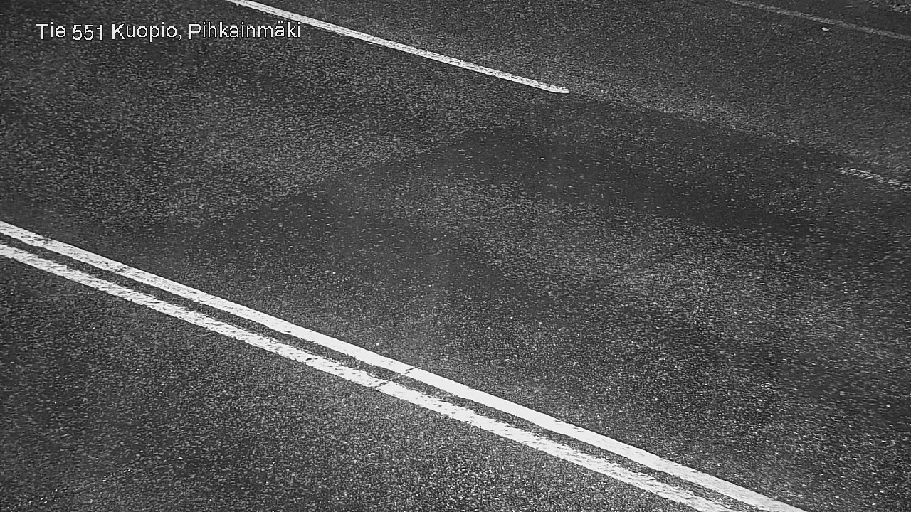 Weather Camera Image Väg 551 Kuopio, Pihkainmäki, Kuopio, Pohjois-Savo