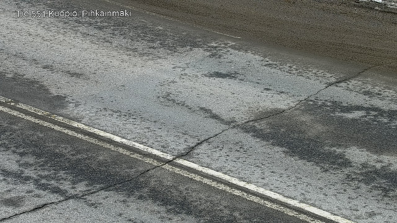 Weather Camera Image Road 551 Kuopio, Pihkainmäki, Kuopio, Pohjois-Savo