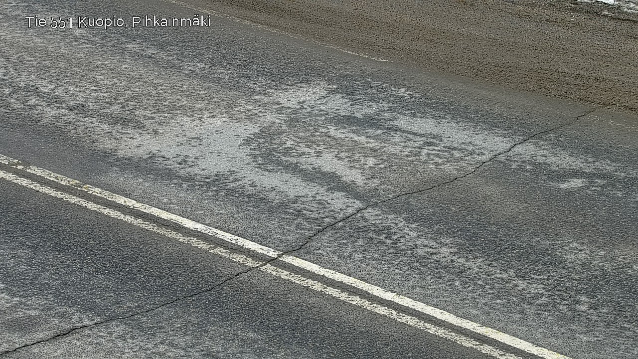 Weather Camera Image Road 551 Kuopio, Pihkainmäki, Kuopio, Pohjois-Savo