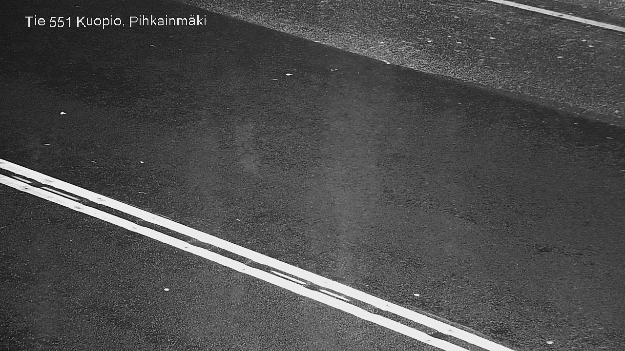 Weather Camera Image Road 551 Kuopio, Pihkainmäki, Kuopio, Pohjois-Savo