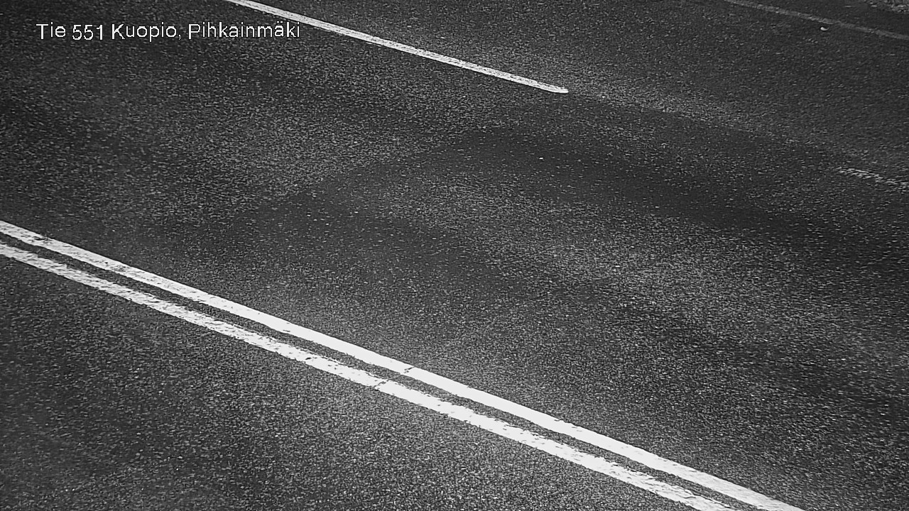 Weather Camera Image Road 551 Kuopio, Pihkainmäki, Kuopio, Pohjois-Savo