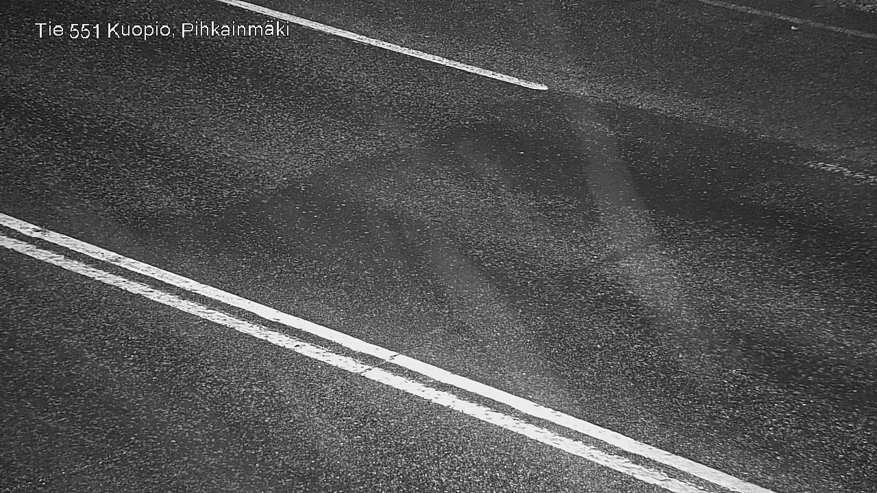Weather Camera Image Väg 551 Kuopio, Pihkainmäki, Kuopio, Pohjois-Savo