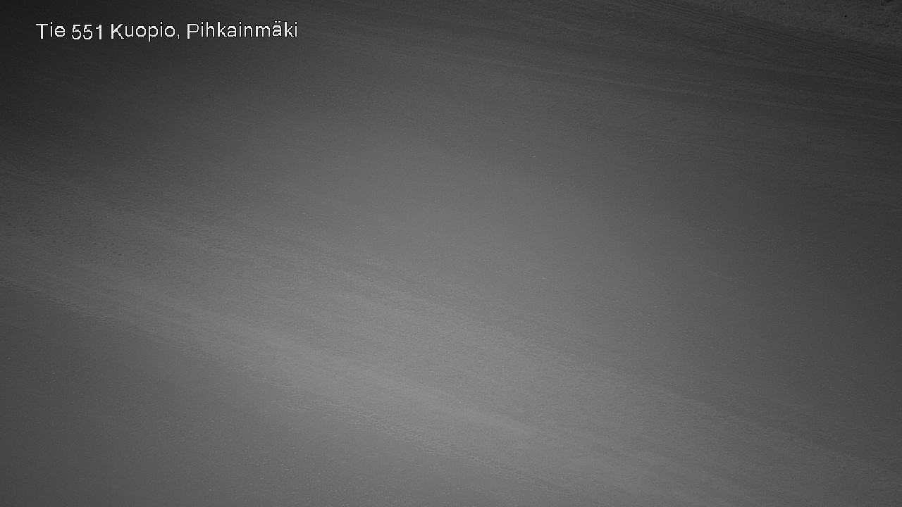 Weather Camera Image Road 551 Kuopio, Pihkainmäki, Kuopio, Pohjois-Savo