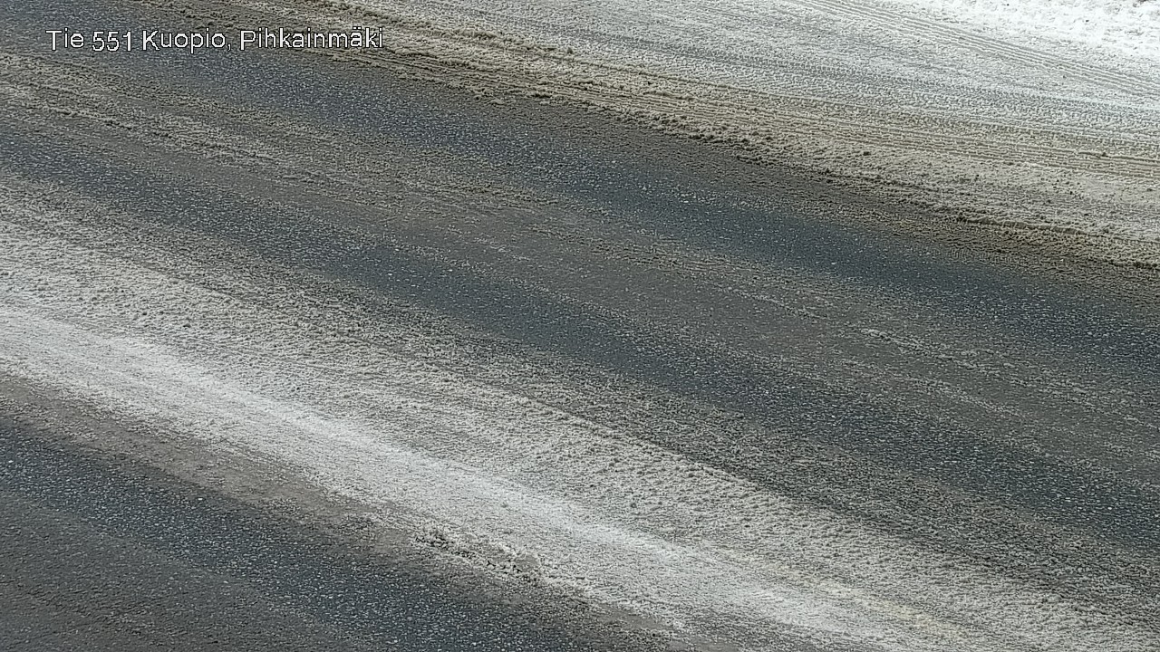 Weather Camera Image Road 551 Kuopio, Pihkainmäki, Kuopio, Pohjois-Savo