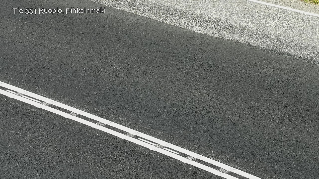 Weather Camera Image Road 551 Kuopio, Pihkainmäki, Kuopio, Pohjois-Savo