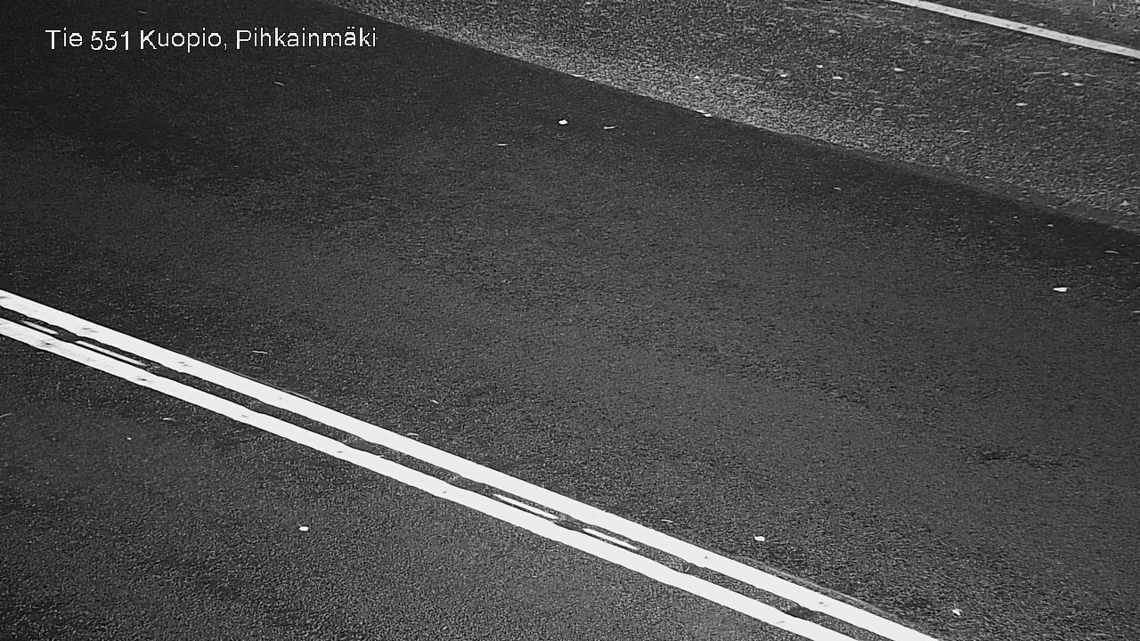 Weather Camera Image Road 551 Kuopio, Pihkainmäki, Kuopio, Pohjois-Savo