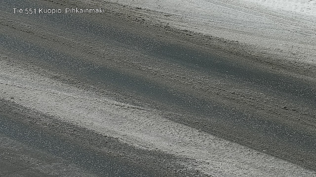 Weather Camera Image Road 551 Kuopio, Pihkainmäki, Kuopio, Pohjois-Savo