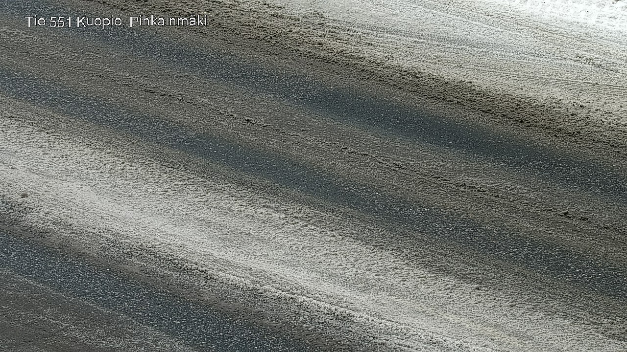 Weather Camera Image Road 551 Kuopio, Pihkainmäki, Kuopio, Pohjois-Savo