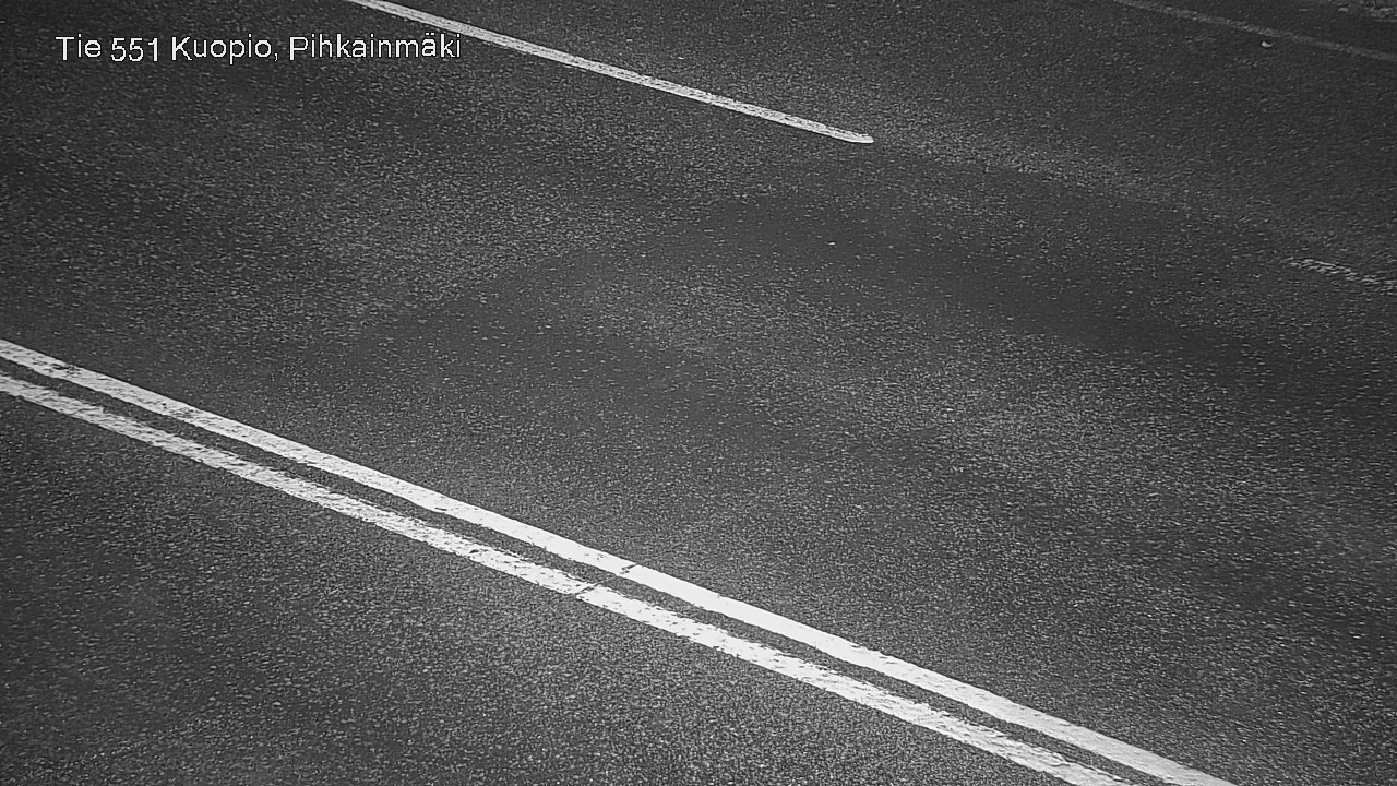 Weather Camera Image Road 551 Kuopio, Pihkainmäki, Kuopio, Pohjois-Savo
