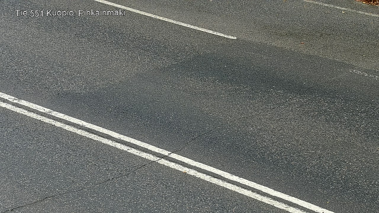 Weather Camera Image Väg 551 Kuopio, Pihkainmäki, Kuopio, Pohjois-Savo