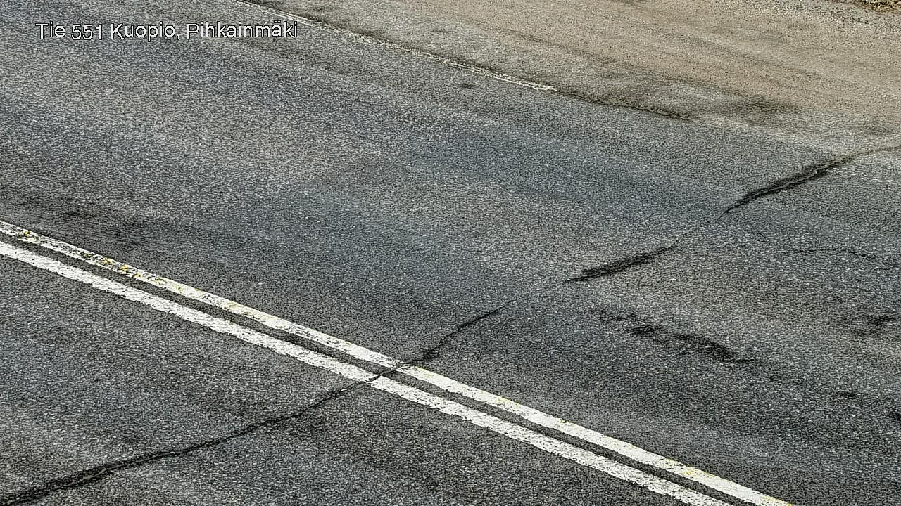 Weather Camera Image Road 551 Kuopio, Pihkainmäki, Kuopio, Pohjois-Savo