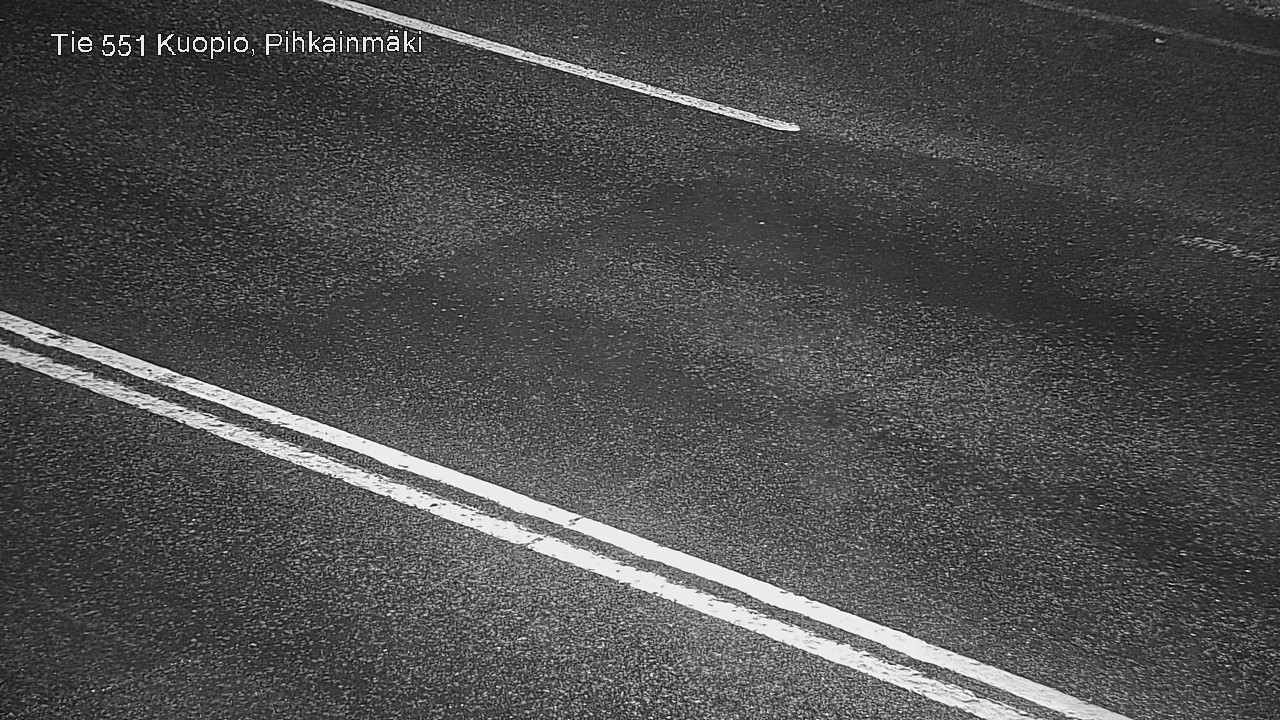 Weather Camera Image Road 551 Kuopio, Pihkainmäki, Kuopio, Pohjois-Savo