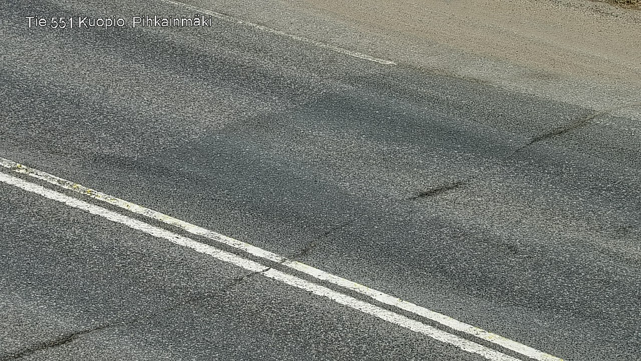 Weather Camera Image Road 551 Kuopio, Pihkainmäki, Kuopio, Pohjois-Savo
