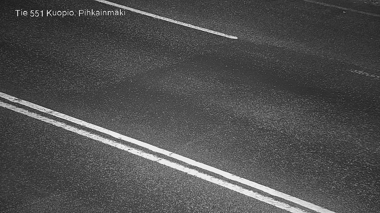 Weather Camera Image Road 551 Kuopio, Pihkainmäki, Kuopio, Pohjois-Savo
