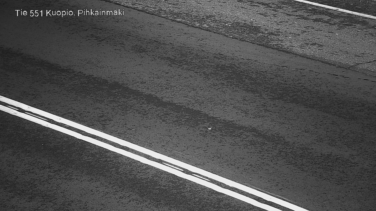 Weather Camera Image Road 551 Kuopio, Pihkainmäki, Kuopio, Pohjois-Savo