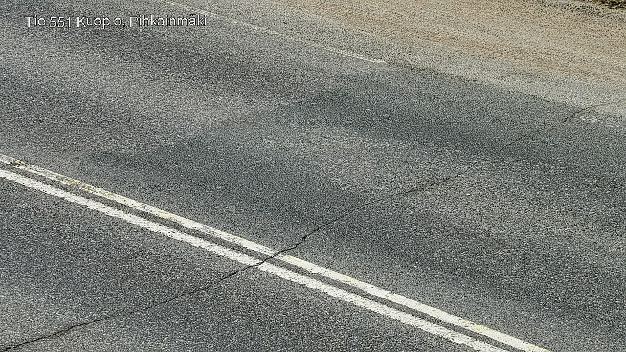 Weather Camera Image Road 551 Kuopio, Pihkainmäki, Kuopio, Pohjois-Savo