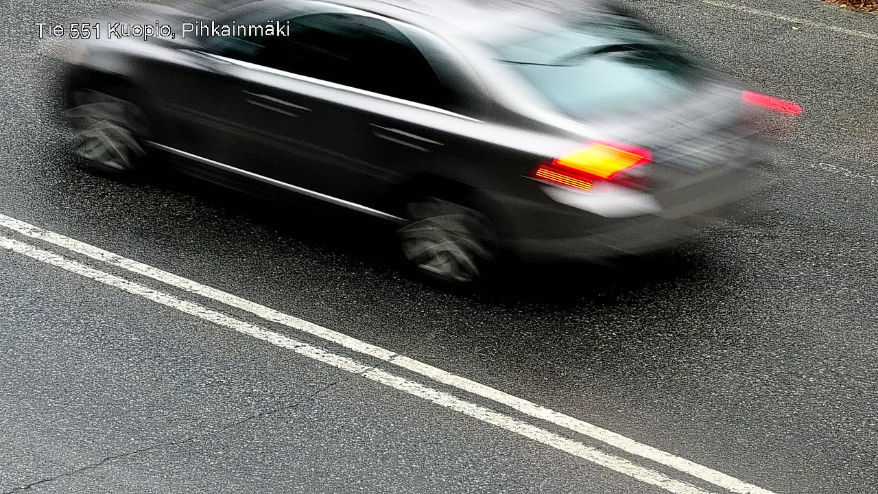 Weather Camera Image Väg 551 Kuopio, Pihkainmäki, Kuopio, Pohjois-Savo