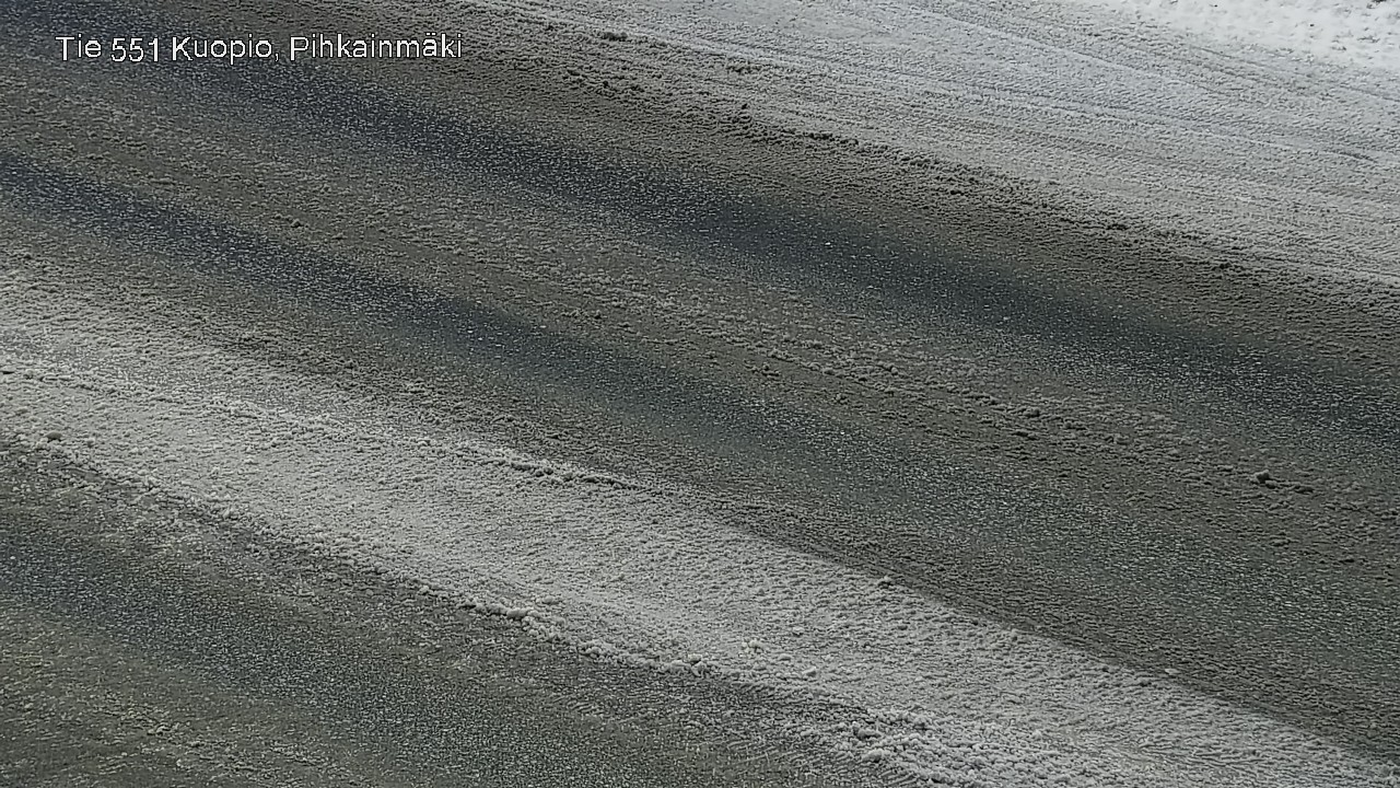 Weather Camera Image Road 551 Kuopio, Pihkainmäki, Kuopio, Pohjois-Savo