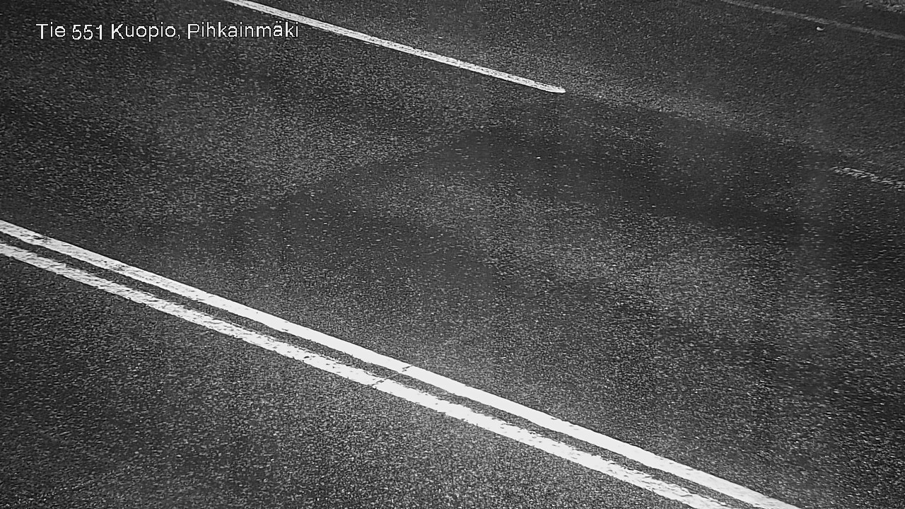 Weather Camera Image Väg 551 Kuopio, Pihkainmäki, Kuopio, Pohjois-Savo