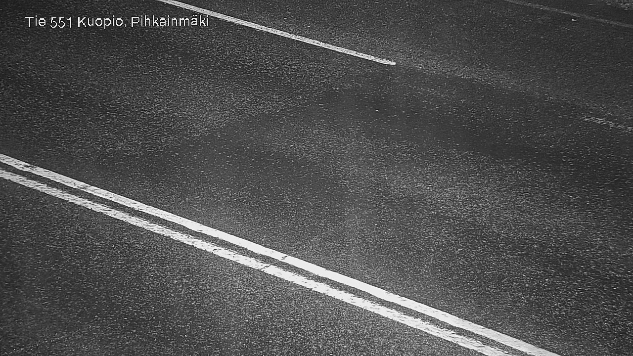 Weather Camera Image Road 551 Kuopio, Pihkainmäki, Kuopio, Pohjois-Savo