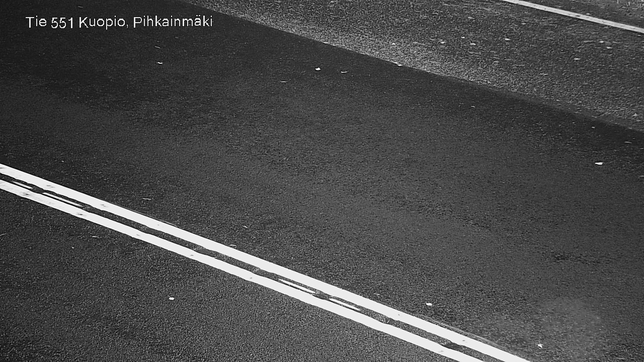 Weather Camera Image Road 551 Kuopio, Pihkainmäki, Kuopio, Pohjois-Savo