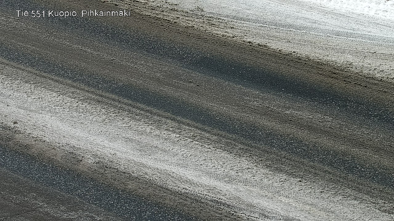 Weather Camera Image Road 551 Kuopio, Pihkainmäki, Kuopio, Pohjois-Savo