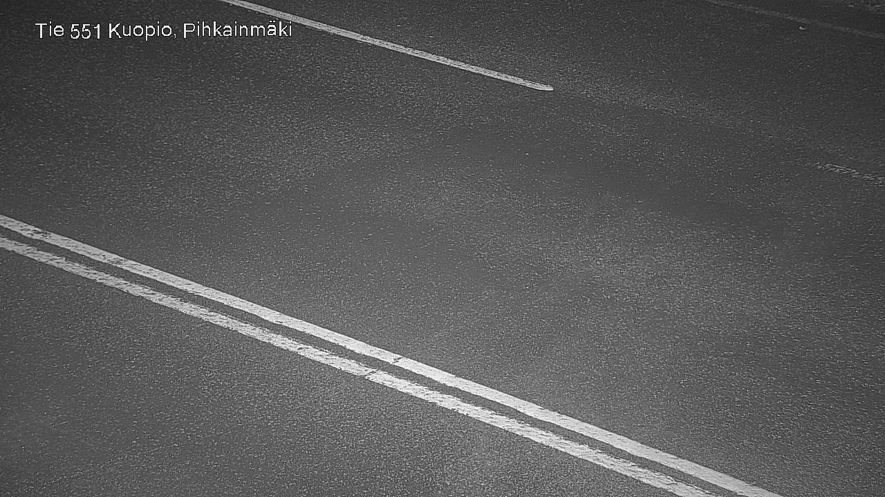 Weather Camera Image Road 551 Kuopio, Pihkainmäki, Kuopio, Pohjois-Savo