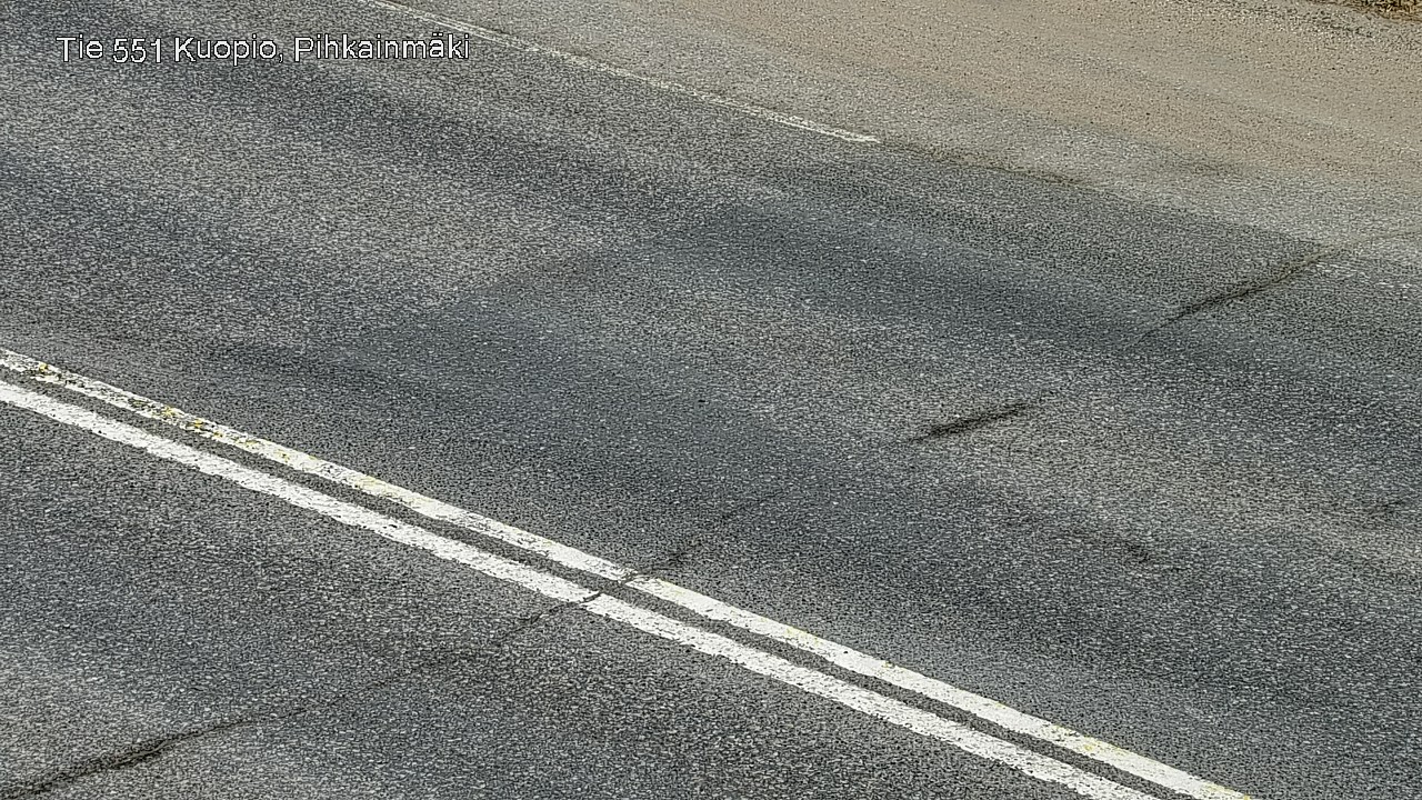Weather Camera Image Road 551 Kuopio, Pihkainmäki, Kuopio, Pohjois-Savo
