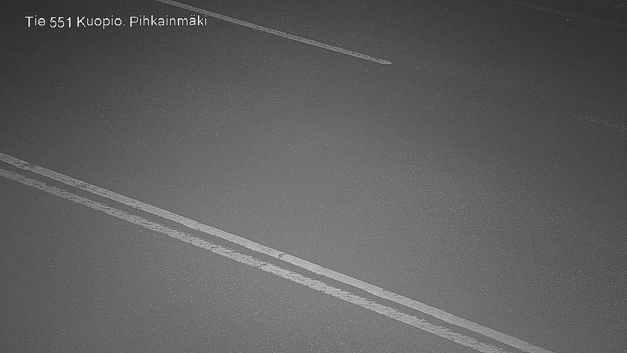 Weather Camera Image Road 551 Kuopio, Pihkainmäki, Kuopio, Pohjois-Savo