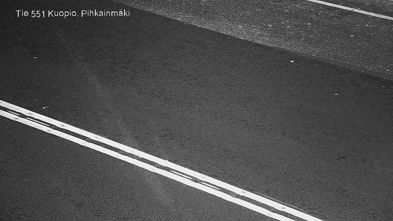Weather Camera Image Road 551 Kuopio, Pihkainmäki, Kuopio, Pohjois-Savo