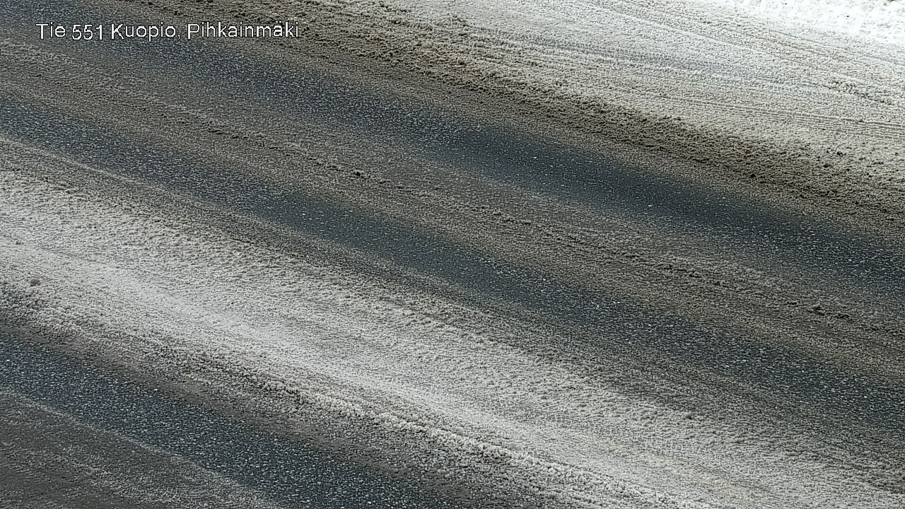 Weather Camera Image Road 551 Kuopio, Pihkainmäki, Kuopio, Pohjois-Savo