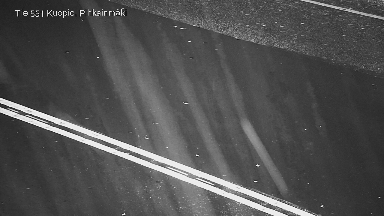 Weather Camera Image Road 551 Kuopio, Pihkainmäki, Kuopio, Pohjois-Savo