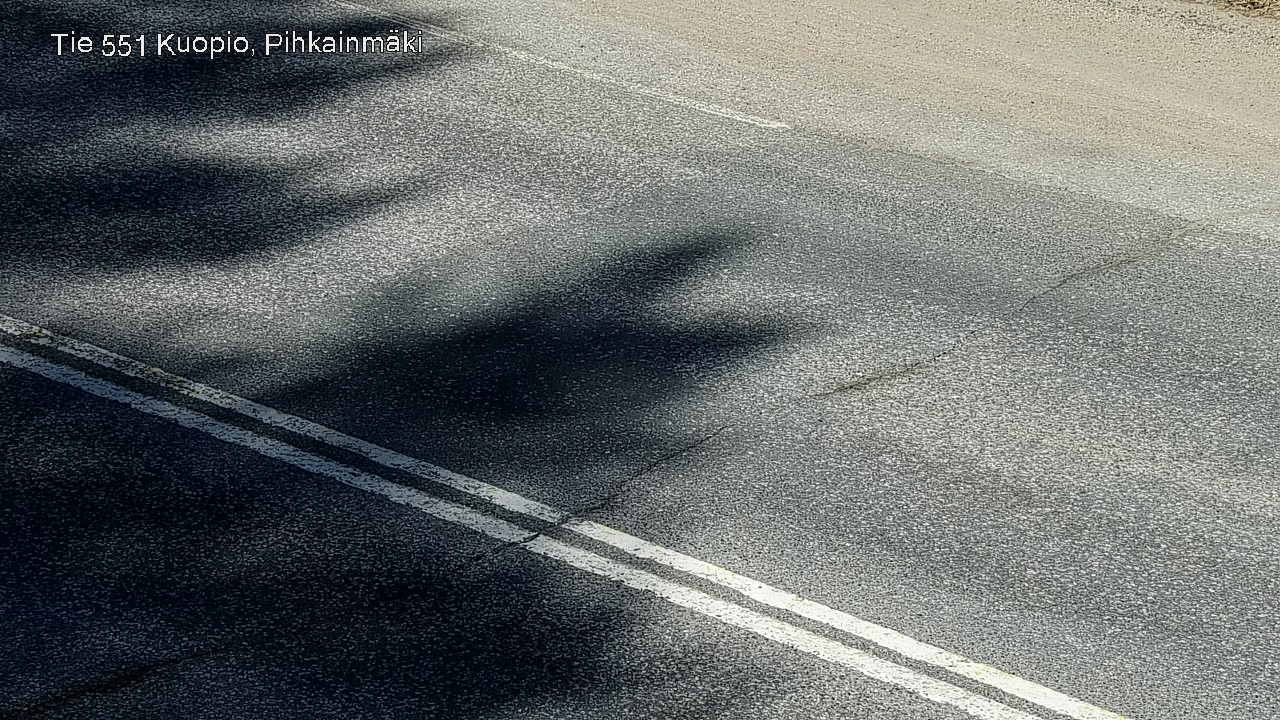 Weather Camera Image Road 551 Kuopio, Pihkainmäki, Kuopio, Pohjois-Savo