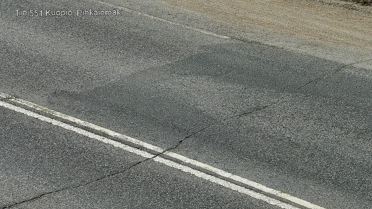 Weather Camera Image Road 551 Kuopio, Pihkainmäki, Kuopio, Pohjois-Savo