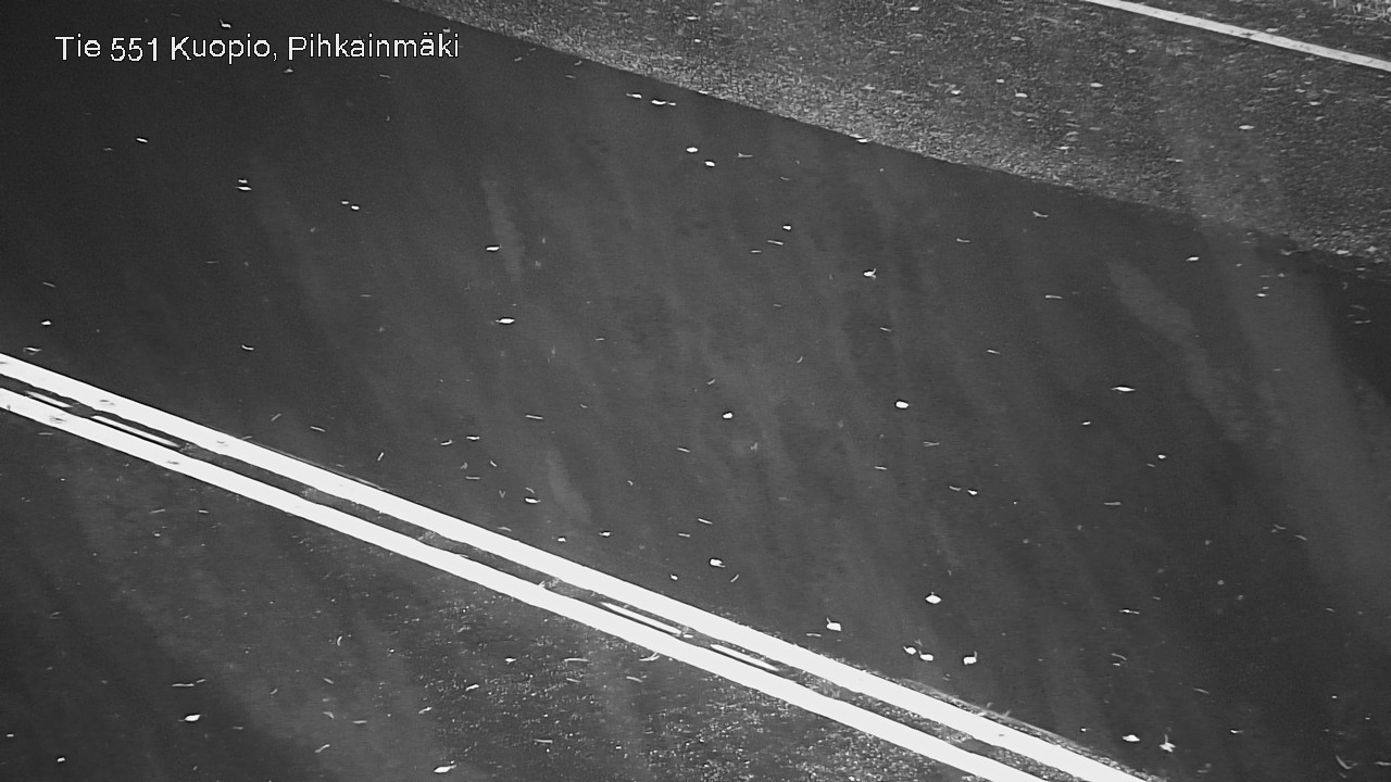 Weather Camera Image Road 551 Kuopio, Pihkainmäki, Kuopio, Pohjois-Savo