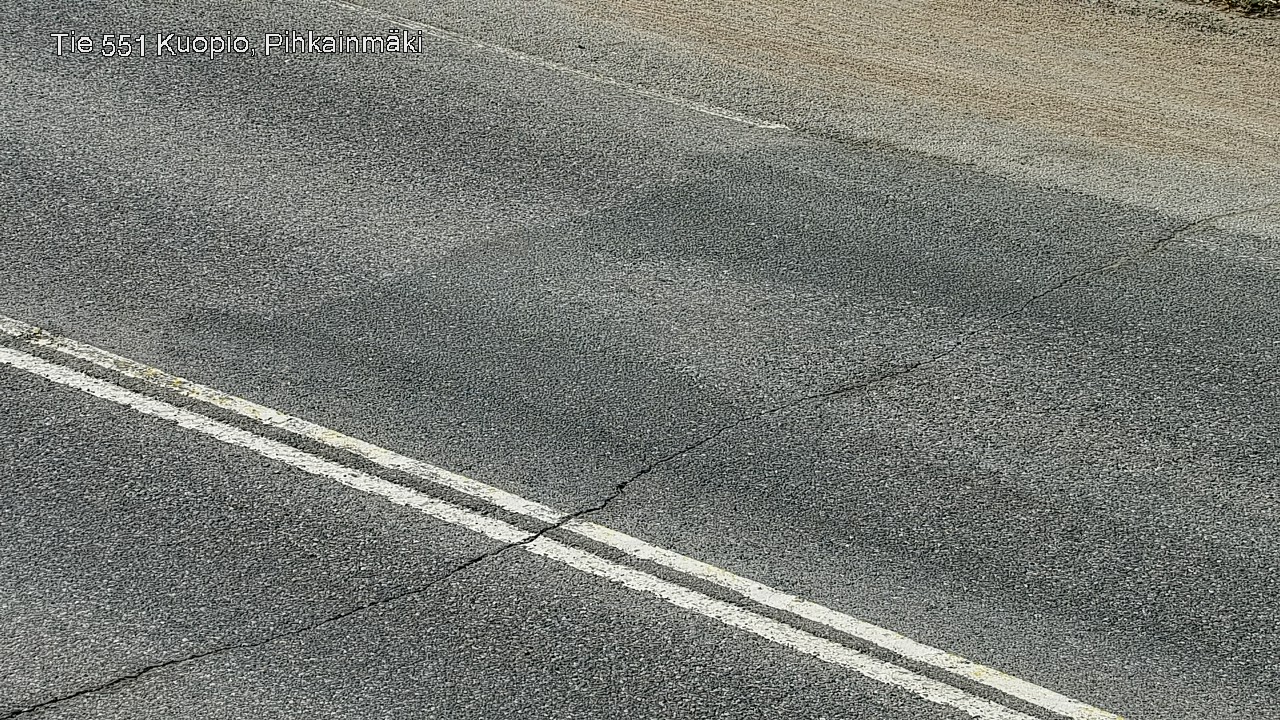 Weather Camera Image Road 551 Kuopio, Pihkainmäki, Kuopio, Pohjois-Savo