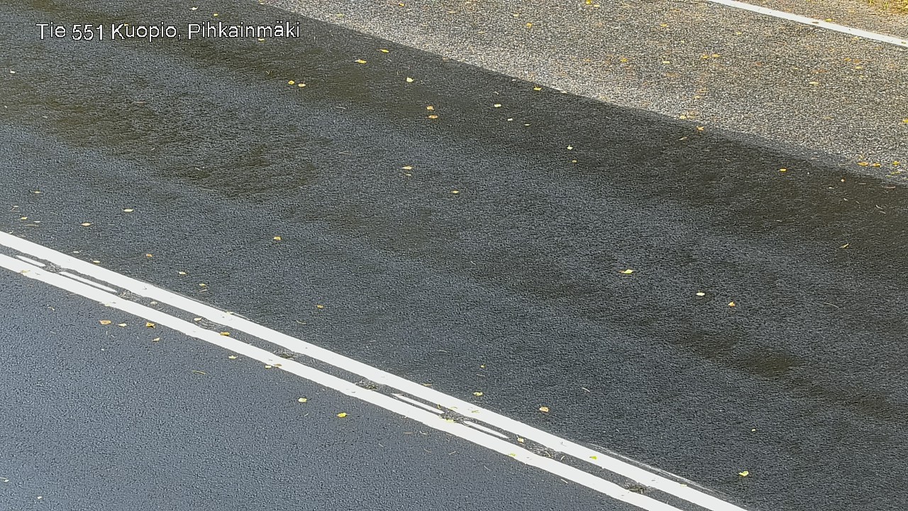Weather Camera Image Road 551 Kuopio, Pihkainmäki, Kuopio, Pohjois-Savo