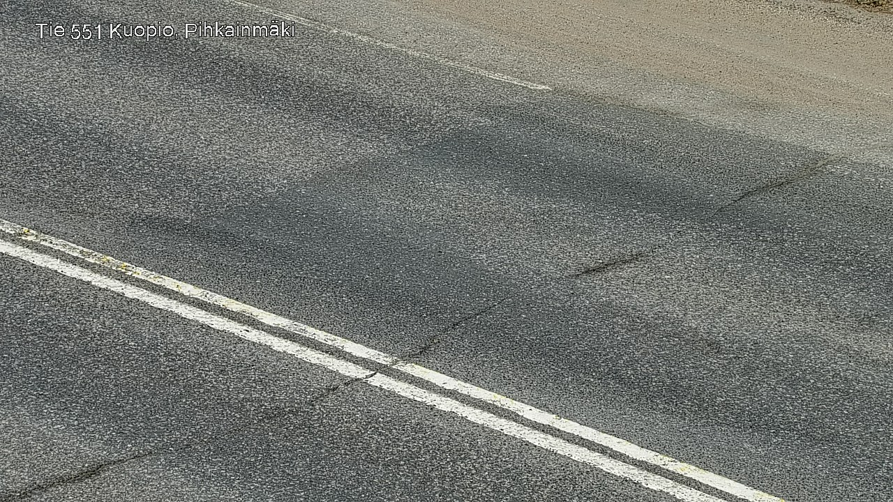 Weather Camera Image Road 551 Kuopio, Pihkainmäki, Kuopio, Pohjois-Savo