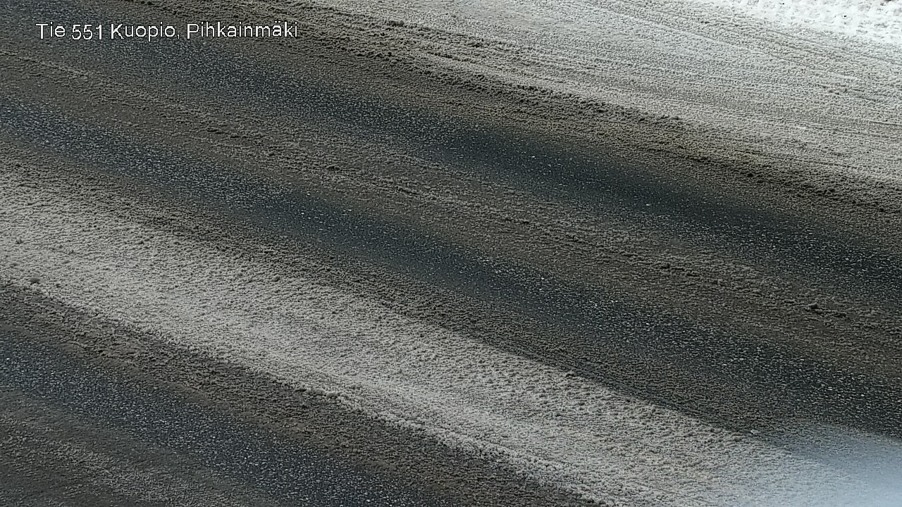 Weather Camera Image Road 551 Kuopio, Pihkainmäki, Kuopio, Pohjois-Savo